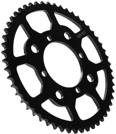 Keenso Pignone per Catena Posteriore da 53 Denti, Pignone per Ruota Posteriore in Lega di Acciaio per Catena 420, Compatibile con Motocicli Fuoristrada ATV da 50 Ml 70 Ml 90 110
