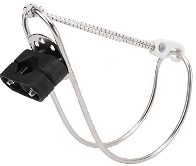 Rettungsring-Hufeisenhalter, Marine-Rettungsringhalterung, Beliebige Winkeleinstellung, Gesichtspolitur, Metallischer Rettungsringhalter für Boote