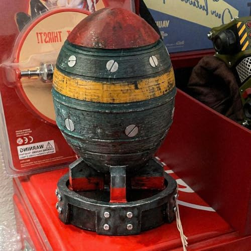 INLDY Caja de Almacenamiento de Bombas nucleares, decoración de Escritorio de Bomba Nuclear, Escultura de Cohete de Resina 3D Que se Puede Abrir, Modelo de Estatua Nuclear, Mini decoración de Caja de