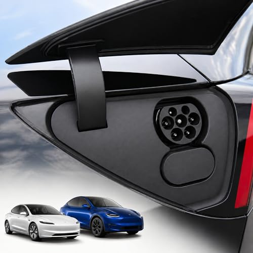 EVify Schutzkappe für CCS-Anschluss magnetisch • Abdeckung schützt den DC Ladeanschluss vor Staub und Feuchtigkeit • passend für Tesla Model S/3/X/Y & andere EVs