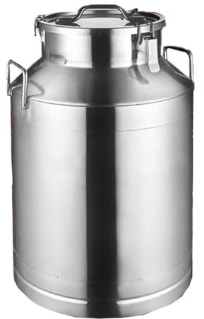 Milchkännchen Milcheimer Transport Milchkannen Heavy Duty Milcheimer Weineimer Flasche mit versiegeltem Deckel Tote Jug Oil Barrel SS Liquid Container Lagerung (28L)