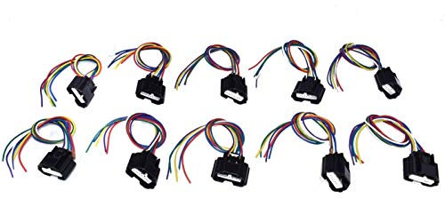 Pexorin MAF-Massenluftstrom-Stecker-Pigtail-Kabelbaum, for Nissan, for Infiniti Vq35, for Suzuki 1423-5W Luftmassenmesser-Reiniger(10 pieces)