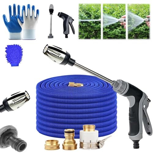 Pressure Washer,2025 New Waterblitz High Pressure Water Gun with Metal Joints and Tube - 3000 Psi Max,3 Spray Modes,for Fence Cleaning Garden Watering,Effectively Removes Stubborn Dirt (E)