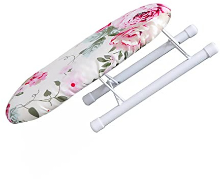 BAZEITFLOW Tischbügelbrett Klappbügelbrett Aus Stahl Platzsparend Und Hochtemperaturbeständig 26x11cm Für Zuhause Und Reisen Kleiner Bügelbrett Für Dampfbügelstationen