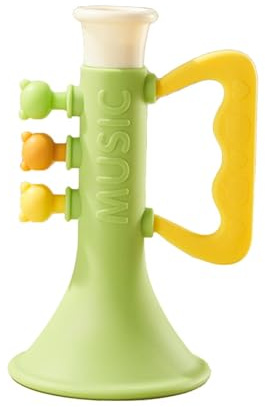 TTETTZ Blasen Trompete Spielzeug Musical Spielzeug Party Noisemaker Gebläse Entwicklung Komfortable Trompete, GrÜn
