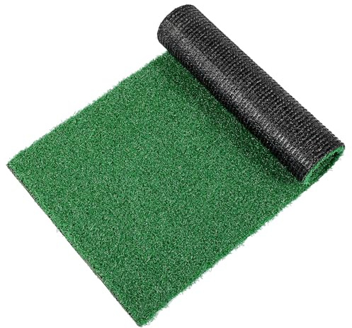 KAILIKETIY Turtle Tank Decorations Turtle Platform Turf, Plastic Mat Green Fake Turf, Decorative Basking Platform for Small Fish Tank, DIY Reptile Habitat Decor