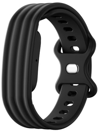 Cinturino compatibile per Fitbit Air | Cinturini Fascia silicone morbido regolabile | Sostituzione di cinturini traspiranti sport | Bracciale ant-sudore e resistente per tracker fitness