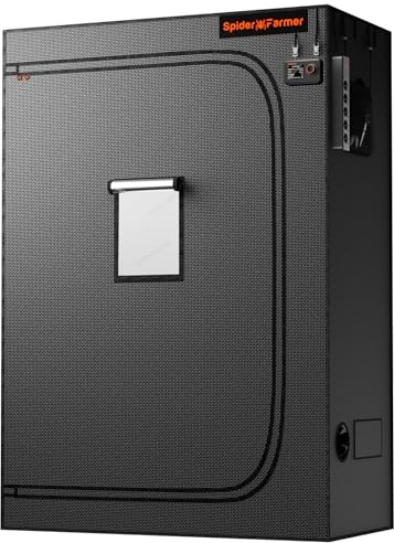 Spider Farmer 4.6x2.3 Grow Tent 2025 New, 55x28x80, with Hook for Controller and Power Strip, Enlarged View Window, 1680D Thicken Mylar Canvas for Indoor Hydroponic Growing SF2000, SE4500, G4500