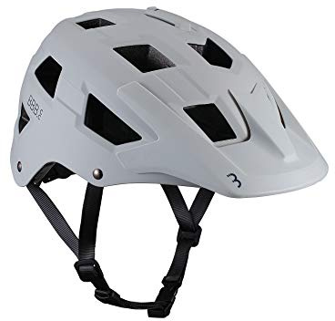BBB Cycling Unisex-Adult Fahrradhelm Nanga MTB Damen und Herren Großen Visier KameraHalterung Matt Weiss L (58-61 cm) BHE-54, Matt Weiß