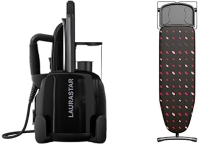 Laurastar Lift Plus Ultimate Black & 155.0001.898 Table à Repasser Plusboard Lips, Noir