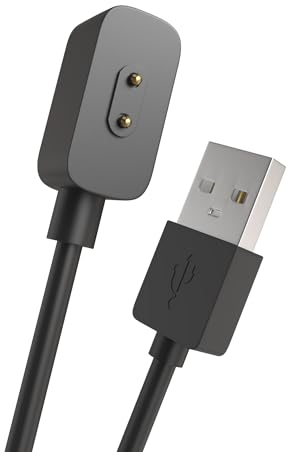 Sinoacc 100cm Ladegerät Kompatibel mit Xiaomi Smart Band 9/8/8 Pro/8 Active/Redmi Band 2/Redmi Watch 4/Redmi Watch 3 Active/Lite Ersatz Magnetisches USB-Ladekabel für Xiao Mi Redmi Smartwatch Zubehör