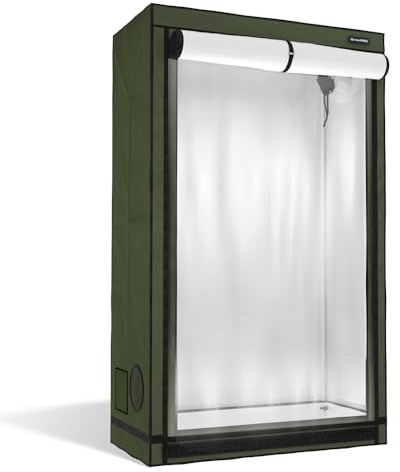 GrowPRO 4.0 XS-E Growbox 120x60x200cm | Growzelt in Zwei Farben: Beige oder Chive (Chive)