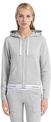 Calvin Klein Damen Top Hoodie Full Zip Kapuzenpullover (1er Pack)