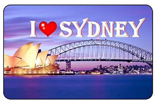 Cadora Magnetschild Kühlschrankmagnet I Love Sydney I