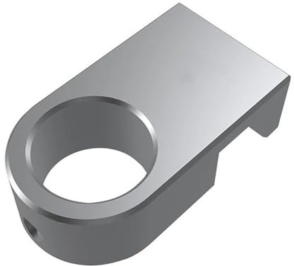 YSRWTBBA 1Pc Piccolo piccolo in lega di alluminio acquario ingresso e uscita tubo acqua clip fissa acquario pesce morsetti acqua tubo supporto di fissaggio