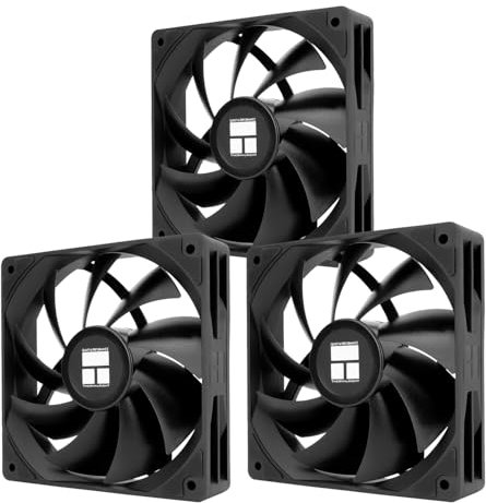 Thermalright TL-C12C-X28 X3 Ventilateur de processeur, PC, 1550 tr/min, 120 mm, ventilateur de commande PWM, pour boîtier et refroidisseur de liquide et processeur - Épaisseur : 28 mm