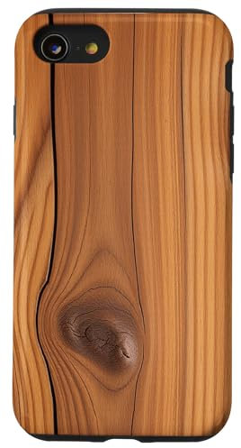 Joli fond en bois vintage pour homme et femme Coque pour iPhone SE (2020) / 7 / 8