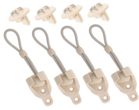 HOMSFOU 4pezzi Corda Elastica per Persiane Ricambio per Tende da Sole Accessorio Esterno Senza Fili Resistente all Usura Facile Installazione Multiuso Adatto Tende Rullo e Persiane