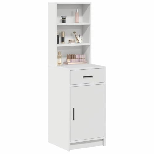 vidaXL Highboard White 41 x 40 x 135 cm Engineered Wood