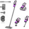 Cordless Vacuum Cleaner 15000pa, 4-in-1 Upright Handheld Stick Vacuum & Mattress Vacuum Cleaner with UV Light, Lightweight Rechargeable Hoover Vacuum, Portable Hoover Cordless for Car Home Bed Sofa