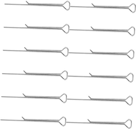 BESTOYARD 12pezzi Supporti per Stoppini di Candela Carbonio Strumento di Centraggio per Realizzazione di Candele Facile da Usare e Compatibile con Varie Forme per Progetti Fai da Te