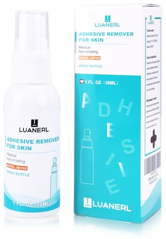 Adhesive Remover for Skin Spray Bandage & Surface & ostomy Supplies No Sting-Sensitive Skin-All Natural,30 ml Bottle