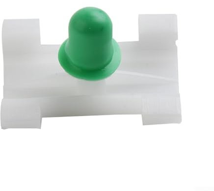 20 clips de sujeción de nailon para BMW E38 E39, retenedores de moldura con funda de goma, ideal para burlete de puerta