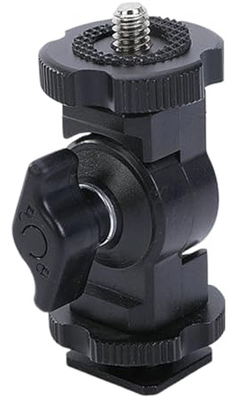 Adaptateur Hot Shoe en aluminium pour caméscope DSLR 1/4 Vis pour appareil photo flash Mont