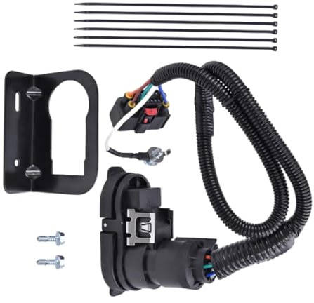 Kacepar Kit di connettori per cablaggio di rimorchio per auto compatibile con Ford F-150 3.5L 3.7L 4.6L 5.4L 5.0L 6.2L 2009-2014 Nero 9L3Z-15A416-A 9L3Z15A416A