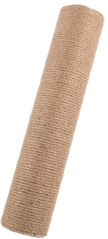 ELEOUTI Rascador Vertical para Gatos de Interior Cuerda de Yute Natural Poste Rascador Decorativo de 40 CM Recambio para Estructuras de Escalada y Parques Infantiles para Gatos