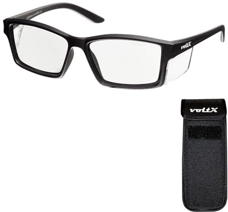voltX VISION Vollglas-Sicherheitsleser KLAR +1,5 inkl. Sicherheitsbeutel | UV400 beschlaghemmende Gläser. Vollvergrößerung für den Nahbereich.