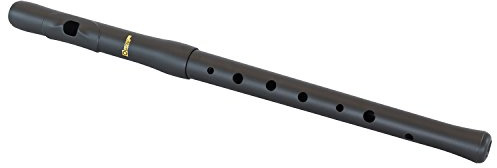 Percussion Plus 101FMB Recorder Workshop 101 Fife in Matt Black Supplied with Bag, White,Black