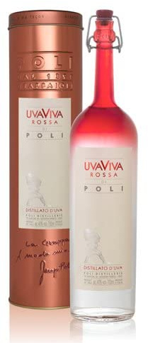 Poli, Grappa Uva Viva Rossa Astucciata - 700 ml