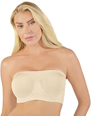 Rhonda Shear Ahh Angel sömlös bandeau-bh, M
