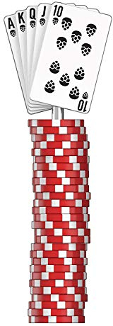 Draft Tap Handle - 8.62'' Poker themed Resin Keg Tap for Bar Draft System or Kegerator
