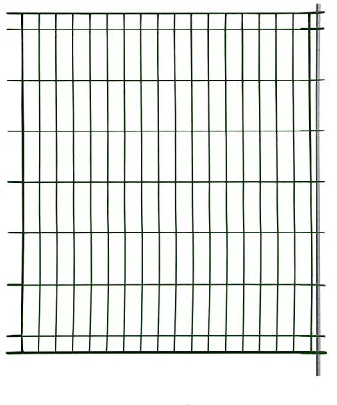 bellissa Teichschutz-Zaun - 7511 - Dekorativer Zierzaun für Abgrenzungen im Garten - 76 x 80 cm, grün - 5er Set