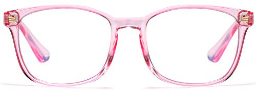 DUCO Kids Blue Light Glasses Girls Boys Computer Gaming Eyeglasses Anti UV,Bluelight Glasses for Kids Age 6-10 K028