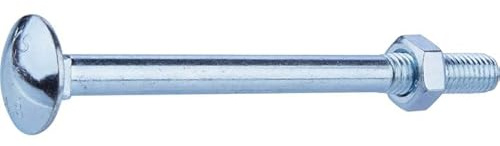 Boulon Japy tête ronde collet carré acier zingué - 8x100/22 - 25pces - Fixpro | Boulon Japy - Fixpro - Tête ronde collet carré - TRCC - Acier zingué - 8 x 100/22 mm - Boîte de 25