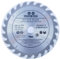Lame de scie circulaire 180 x 22 mm pour bois avec 24 dents TCT inclinées