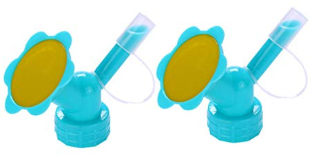 Cabilock Buse D'arrosage de Jardin à Double Tête en Pp, 2 Pièces, Pulvérisateur pour Bouteille, Arrosage Pratique Petits Trous, pour Jardinage et Légumes