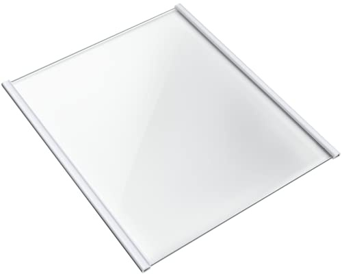 Upgraded W11130202 Freezer Glass Shelf Replacement Compatible with Whirlpool Refrigerator, W10527848 W10773886 WPW10527848 Fridge Tempered Glass Shelf, Shelf Size 11.69 X 11.37