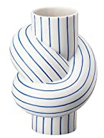 Rosenthal Node Stripes Blueberry Vase 11,7 cm