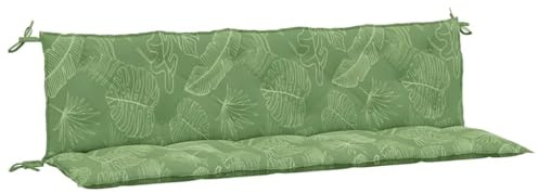 vidaXL Gartenbank-Auflagen 2 STK. Bluttmuster Oxford-Gewebe