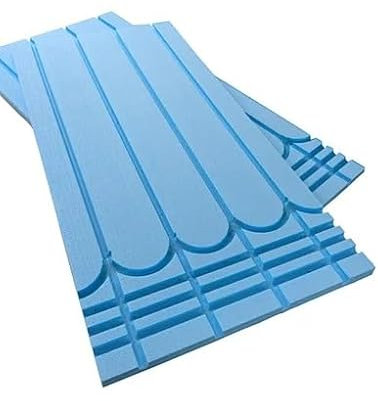 XPS Grooved Insulation Board Water Underfloor Heating 1200x600x25mm Thermal Floor Panel