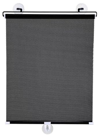 JYkjWeYF Verdunkelungsrollo Thermo Rollo Sonnenschutz Rollo mit Saugnäpfen,Sichtschutz Fensterrollo,Temporäre Jalousien Für Fenster,ohne Bohren,für Wohnzimmer,Küche,Büro,Auto (40cm×60cm)