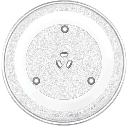 SPARES2GO Piatto girevole universale per microonde con fissaggio a 6 perni a Y in vetro (13 / 34 cm / 340 mm)