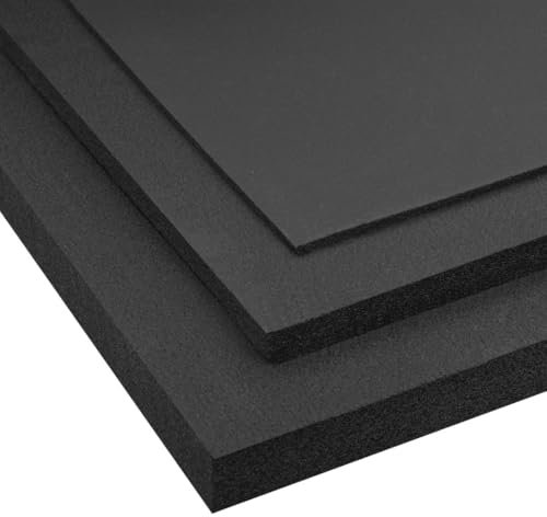 Isolation pour véhicules auto-adhésive, tapis isolants 19 mm - 50 cm x 1 m KRÖNFLEX Isolation en caoutchouc pour l'isolation de véhicules, aménagement de camping-cars, aménagement de vans