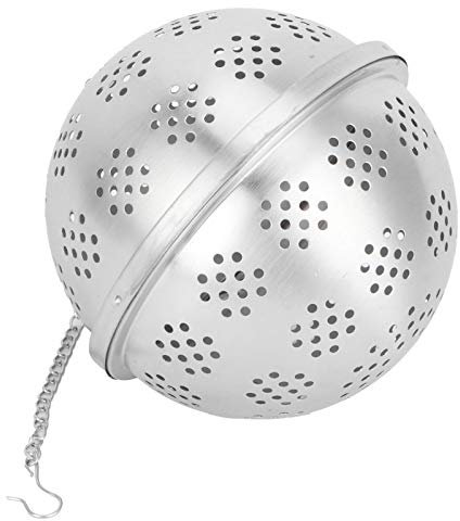 lyrlody Infuseur à thé en Acier Inoxydable avec Serrée et Fermeture Rotative, Passoire à thé, Boule à épices, Filtre à épices pour thé, épices, et Plus Encore. (XL 40 cm)