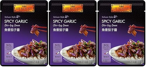 LEE KUM KEE würzige Knoblauchsauce, 80 g (Packung mit 3)
