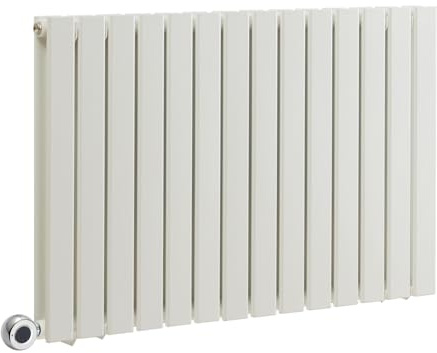 MILANO 1200W White Double Flat Panel WiFi Electric Radiator Plug 635x980mm